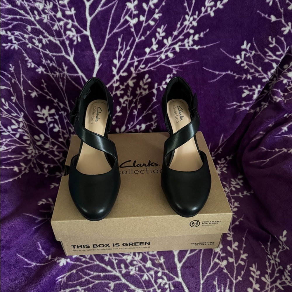 Clarks Women's Black Heels